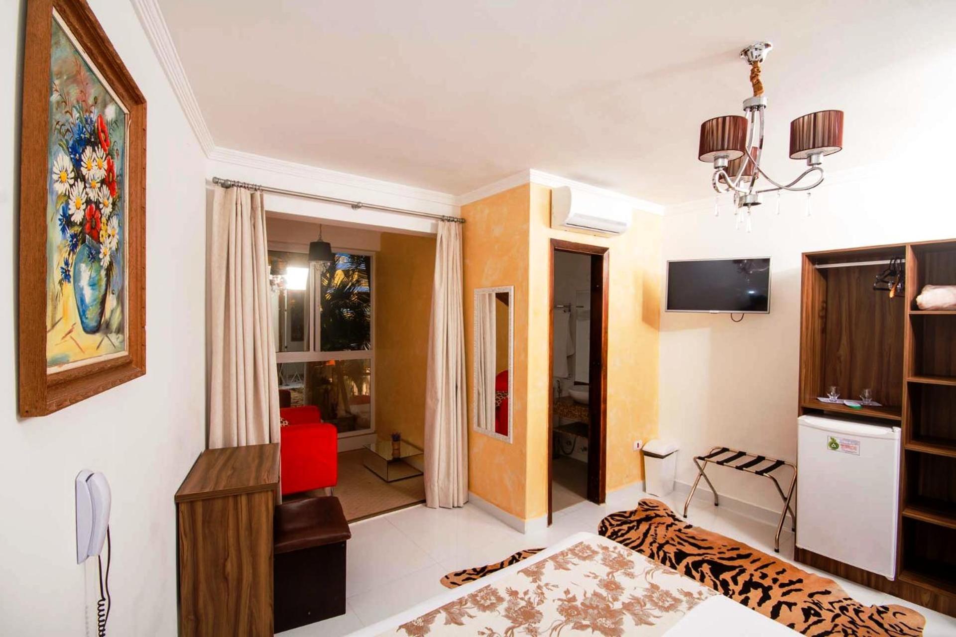 Hotel Cabana Suiça Guaratuba Oda fotoğraf